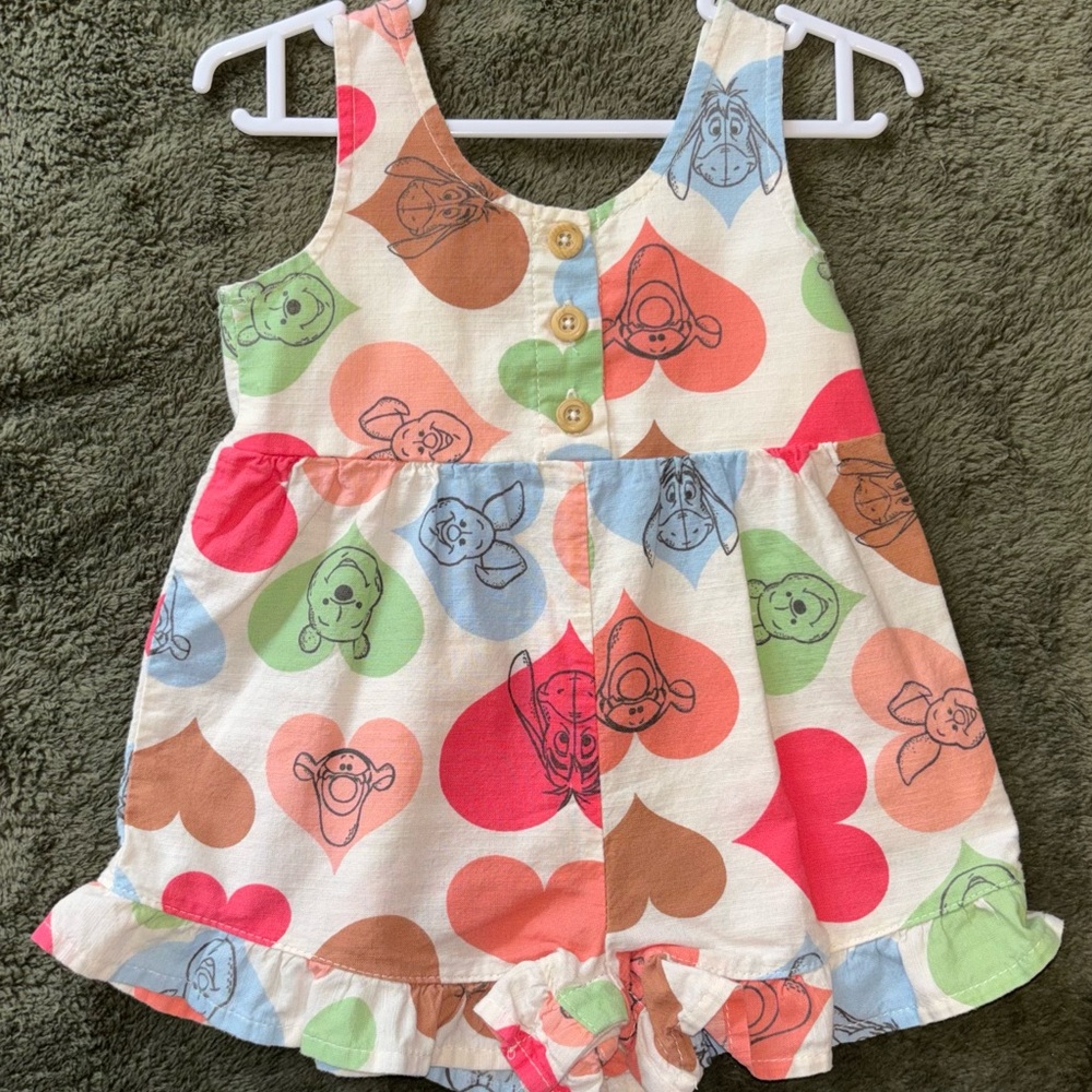 Vintage Disney baby Winnie the Pooh Romper